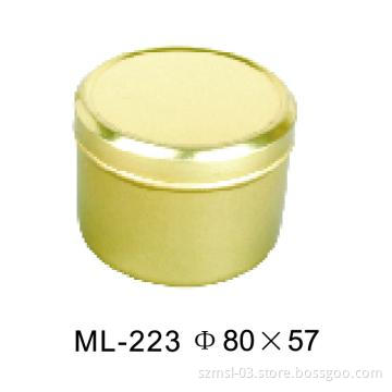 Round tin box, metal box